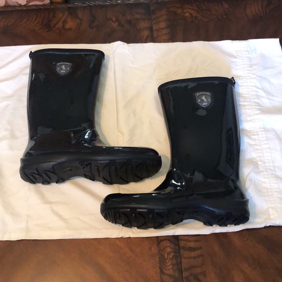 KAMIK Women's Black Rain Boots - Picture 6 of 10